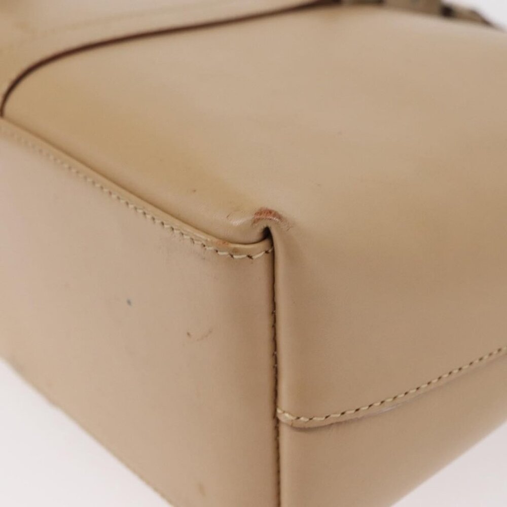 Authentic GUCCI Jackie Shoulder Bag Leather Beige Silver 001 3875 - Picture 4 of 16